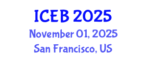International Conference on Ecosystems and Biodiversity (ICEB) November 01, 2025 - San Francisco, United States