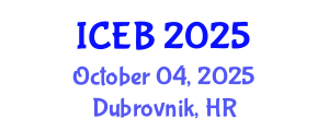 International Conference on Ecosystems and Biodiversity (ICEB) October 04, 2025 - Dubrovnik, Croatia