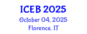 International Conference on Ecosystems and Biodiversity (ICEB) October 04, 2025 - Florence, Italy