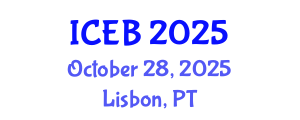 International Conference on Ecosystems and Biodiversity (ICEB) October 28, 2025 - Lisbon, Portugal