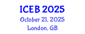International Conference on Ecosystems and Biodiversity (ICEB) October 21, 2025 - London, United Kingdom