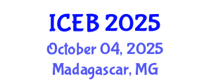 International Conference on Ecosystems and Biodiversity (ICEB) October 04, 2025 - Madagascar, Madagascar