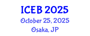 International Conference on Ecosystems and Biodiversity (ICEB) October 25, 2025 - Osaka, Japan