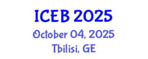 International Conference on Ecosystems and Biodiversity (ICEB) October 04, 2025 - Tbilisi, Georgia