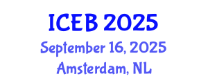 International Conference on Ecosystems and Biodiversity (ICEB) September 16, 2025 - Amsterdam, Netherlands