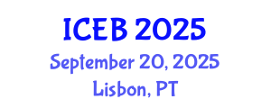 International Conference on Ecosystems and Biodiversity (ICEB) September 20, 2025 - Lisbon, Portugal
