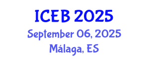 International Conference on Ecosystems and Biodiversity (ICEB) September 06, 2025 - Málaga, Spain