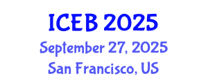 International Conference on Ecosystems and Biodiversity (ICEB) September 27, 2025 - San Francisco, United States