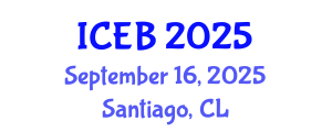 International Conference on Ecosystems and Biodiversity (ICEB) September 16, 2025 - Santiago, Chile