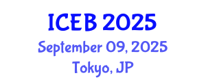 International Conference on Ecosystems and Biodiversity (ICEB) September 09, 2025 - Tokyo, Japan