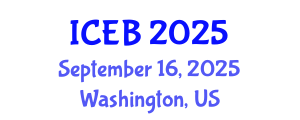 International Conference on Ecosystems and Biodiversity (ICEB) September 16, 2025 - Washington, United States
