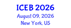 International Conference on Ecosystems and Biodiversity (ICEB) August 09, 2026 - New York, United States International Conference on Ecosystems and Biodiversity (ICEB) August 09, 2026 - New York, United States
