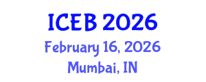 International Conference on Ecosystems and Biodiversity (ICEB) February 16, 2026 - Mumbai, India International Conference on Ecosystems and Biodiversity (ICEB) February 16, 2026 - Mumbai, India