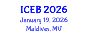 International Conference on Ecosystems and Biodiversity (ICEB) January 19, 2026 - Maldives, Maldives International Conference on Ecosystems and Biodiversity (ICEB) January 19, 2026 - Maldives, Maldives