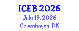 International Conference on Ecosystems and Biodiversity (ICEB) July 19, 2026 - Copenhagen, Denmark International Conference on Ecosystems and Biodiversity (ICEB) July 19, 2026 - Copenhagen, Denmark