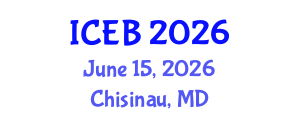 International Conference on Ecosystems and Biodiversity (ICEB) June 15, 2026 - Chisinau, Republic of Moldova International Conference on Ecosystems and Biodiversity (ICEB) June 15, 2026 - Chisinau, Republic of Moldova