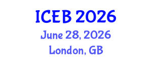 International Conference on Ecosystems and Biodiversity (ICEB) June 28, 2026 - London, United Kingdom