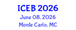 International Conference on Ecosystems and Biodiversity (ICEB) June 08, 2026 - Monte Carlo, Monaco International Conference on Ecosystems and Biodiversity (ICEB) June 08, 2026 - Monte Carlo, Monaco