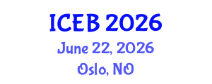 International Conference on Ecosystems and Biodiversity (ICEB) June 22, 2026 - Oslo, Norway International Conference on Ecosystems and Biodiversity (ICEB) June 22, 2026 - Oslo, Norway