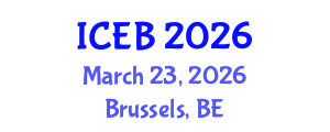 International Conference on Ecosystems and Biodiversity (ICEB) March 23, 2026 - Brussels, Belgium International Conference on Ecosystems and Biodiversity (ICEB) March 23, 2026 - Brussels, Belgium