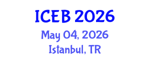 International Conference on Ecosystems and Biodiversity (ICEB) May 04, 2026 - Istanbul, Turkey International Conference on Ecosystems and Biodiversity (ICEB) May 04, 2026 - Istanbul, Turkey