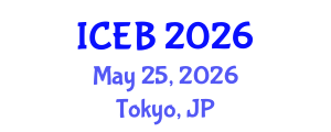 International Conference on Ecosystems and Biodiversity (ICEB) May 25, 2026 - Tokyo, Japan International Conference on Ecosystems and Biodiversity (ICEB) May 25, 2026 - Tokyo, Japan