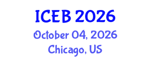 International Conference on Ecosystems and Biodiversity (ICEB) October 04, 2026 - Chicago, United States International Conference on Ecosystems and Biodiversity (ICEB) October 04, 2026 - Chicago, United States