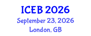 International Conference on Ecosystems and Biodiversity (ICEB) September 23, 2026 - London, United Kingdom International Conference on Ecosystems and Biodiversity (ICEB) September 23, 2026 - London, United Kingdom