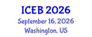 International Conference on Ecosystems and Biodiversity (ICEB) September 16, 2026 - Washington, United States International Conference on Ecosystems and Biodiversity (ICEB) September 16, 2026 - Washington, United States