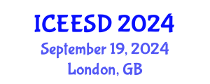 International Conference on Ecosystems, Environment and Sustainable Development (ICEESD) September 19, 2024 - London, United Kingdom