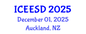 International Conference on Ecosystems, Environment and Sustainable Development (ICEESD) December 01, 2025 - Auckland, New Zealand