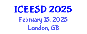 International Conference on Ecosystems, Environment and Sustainable Development (ICEESD) February 15, 2025 - London, United Kingdom