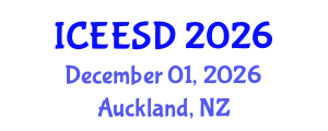 International Conference on Ecosystems, Environment and Sustainable Development (ICEESD) December 01, 2026 - Auckland, New Zealand International Conference on Ecosystems, Environment and Sustainable Development (ICEESD) December 01, 2026 - Auckland, New Zealand