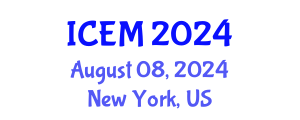 International Conference on Ecosystems Management (ICEM) August 08, 2024 - New York, United States