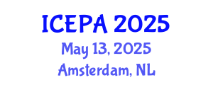 International Conference on Ecotourism and Protected Areas (ICEPA) May 13, 2025 - Amsterdam, Netherlands