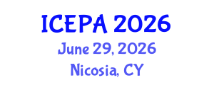 International Conference on Ecotourism and Protected Areas (ICEPA) June 29, 2026 - Nicosia, Cyprus International Conference on Ecotourism and Protected Areas (ICEPA) June 29, 2026 - Nicosia, Cyprus