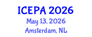 International Conference on Ecotourism and Protected Areas (ICEPA) May 13, 2026 - Amsterdam, Netherlands