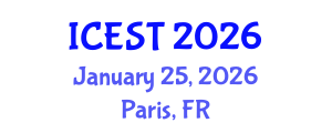 International Conference on Ecotourism and Sustainable Tourism (ICEST) January 25, 2026 - Paris, France