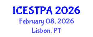 International Conference on Ecotourism, Sustainable Tourism and Protected Areas (ICESTPA) February 08, 2026 - Lisbon, Portugal