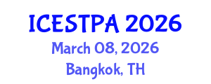 International Conference on Ecotourism, Sustainable Tourism and Protected Areas (ICESTPA) March 08, 2026 - Bangkok, Thailand