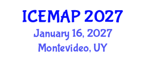 International Conference on Edible, Medicinal and Aromatic Plants (ICEMAP) January 16, 2027 - Montevideo, Uruguay International Conference on Edible, Medicinal and Aromatic Plants (ICEMAP) January 16, 2027 - Montevideo, Uruguay