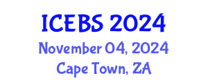 International Conference on Education and Behavioral Sciences (ICEBS) November 04, 2024 - Cape Town, South Africa