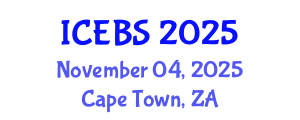 International Conference on Education and Behavioral Sciences (ICEBS) November 04, 2025 - Cape Town, South Africa