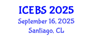 International Conference on Education and Behavioral Sciences (ICEBS) September 16, 2025 - Santiago, Chile