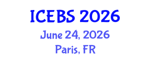 International Conference on Education and Behavioral Sciences (ICEBS) June 24, 2026 - Paris, France