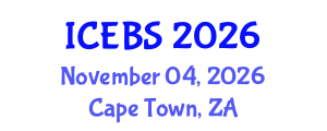 International Conference on Education and Behavioral Sciences (ICEBS) November 04, 2026 - Cape Town, South Africa