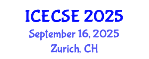 International Conference on Education and Communication Sciences (ICECSE) September 16, 2025 - Zurich, Switzerland