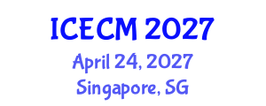 International Conference on Education and Concept Mapping (ICECM) April 24, 2027 - Singapore, Singapore