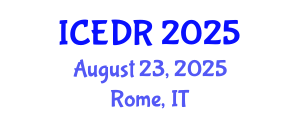 International Conference on Education and Development Research (ICEDR) August 23, 2025 - Rome, Italy