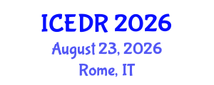 International Conference on Education and Development Research (ICEDR) August 23, 2026 - Rome, Italy